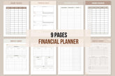 Financial Planner - 9 Pages